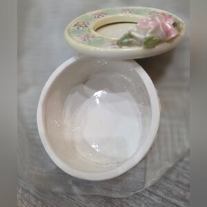 Floral Ceramic Trinket Box